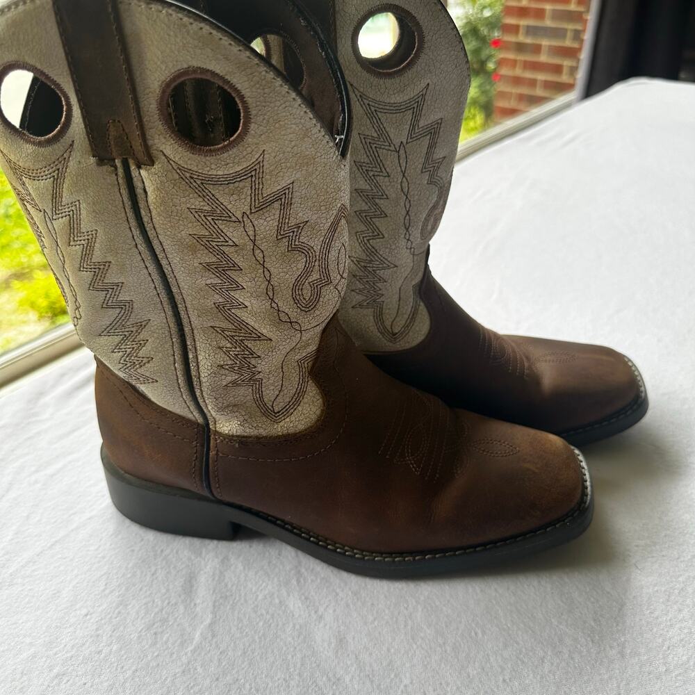 Cody James Pull On 11" Western Square Toe Youth 5D 43108